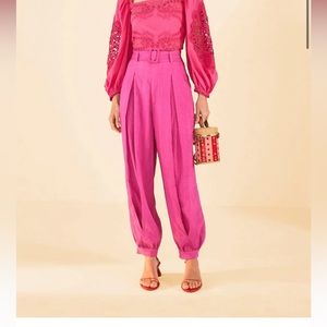 Farm Rio Pink Pants New With Tag (Still on FR Website)